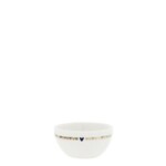 Bastion Collections Bastion Hartjes rondom Bowl White S (per stuk)
