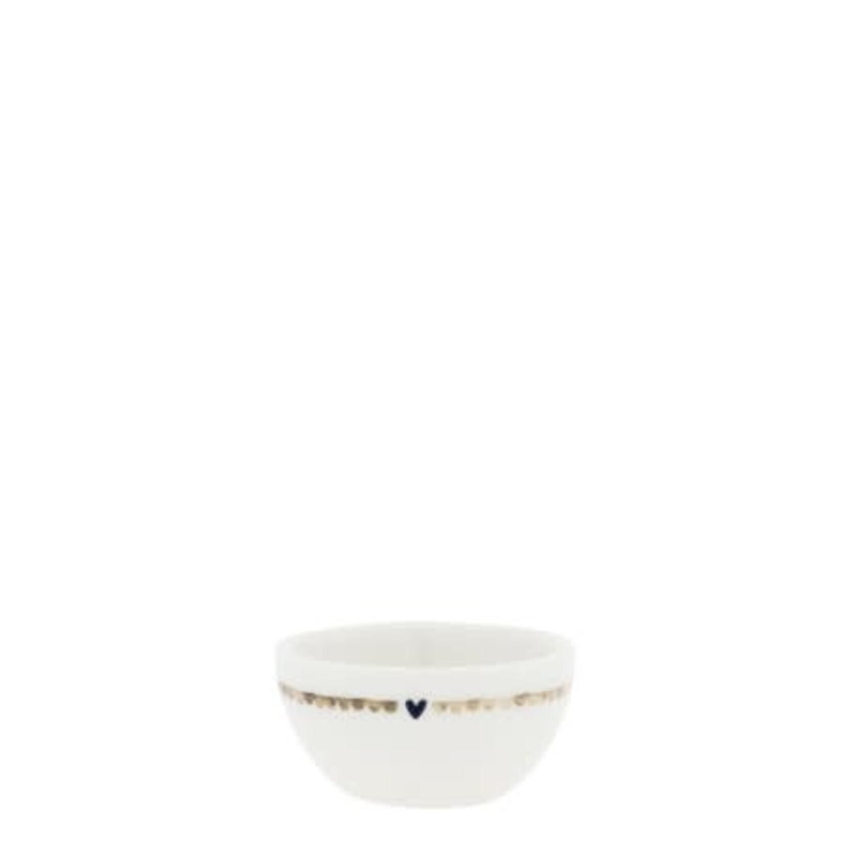Bastion Collections Bastion Hartjes rondom Bowl White S (per stuk)
