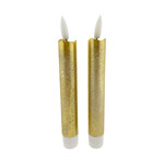 Home Society LED Dinner Candle goud kort per stuk