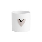Räder Räder Tealight holder Silver heart