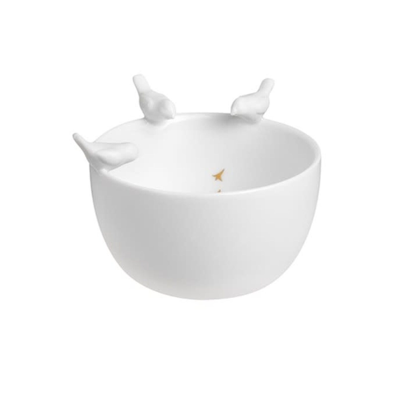 Räder Räder Small Bowl Birds Porcelain Gold