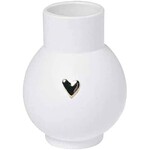 Räder Mini-Ballvase Heart Silver Dia: 6,7 cm H: 9cm