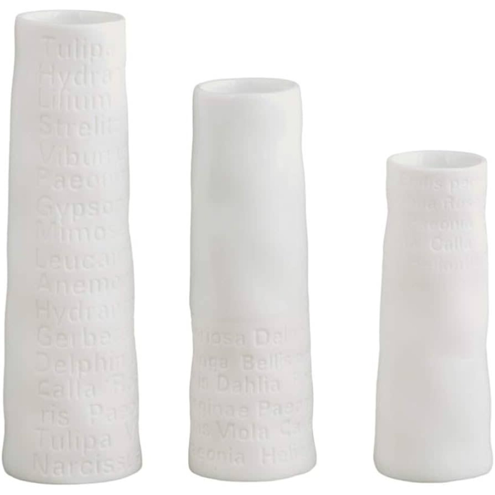 Räder Räder Room Poetry minivases Set of 3