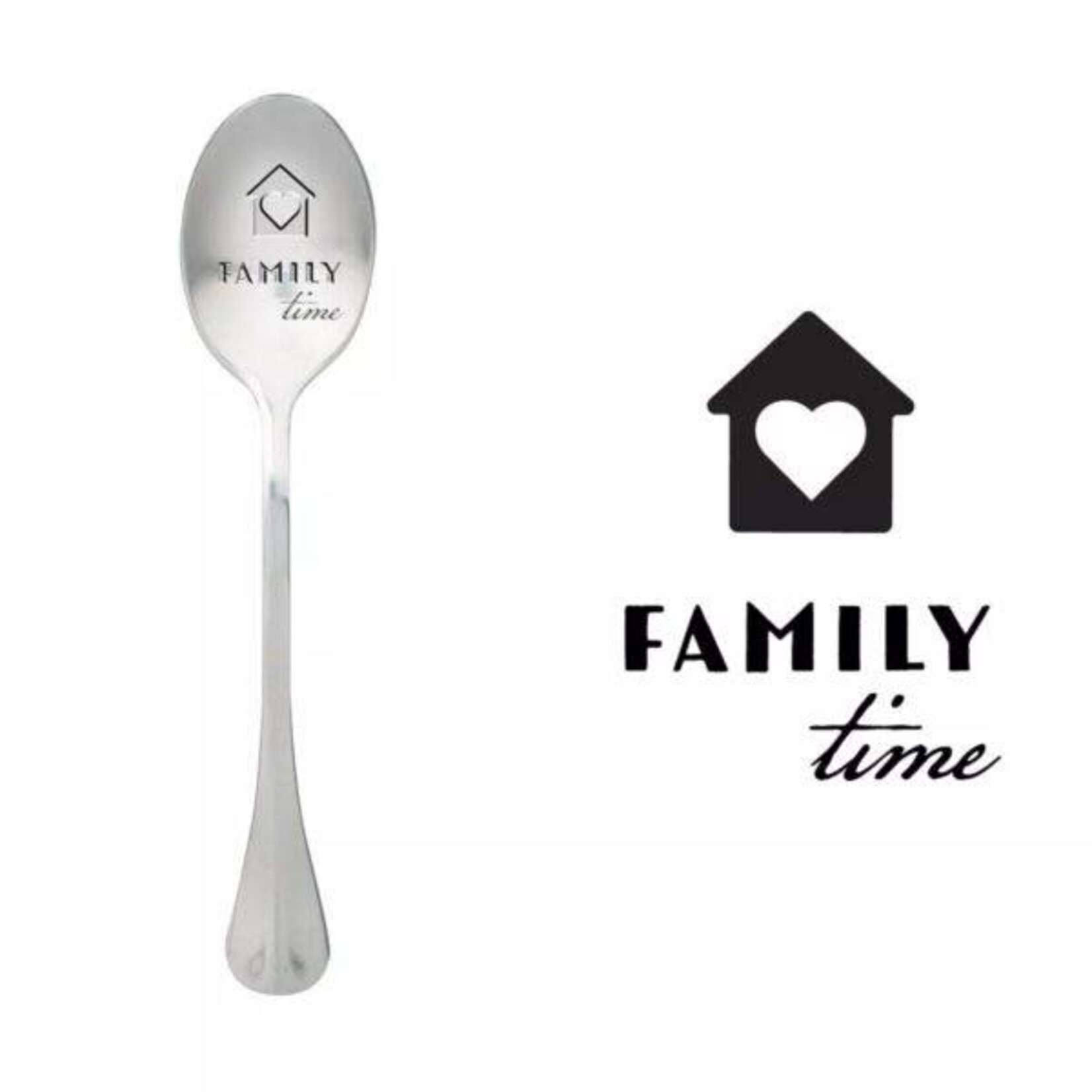 One message spoon Lepel Family Time