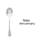 One message spoon Lepel Happy Anniversary