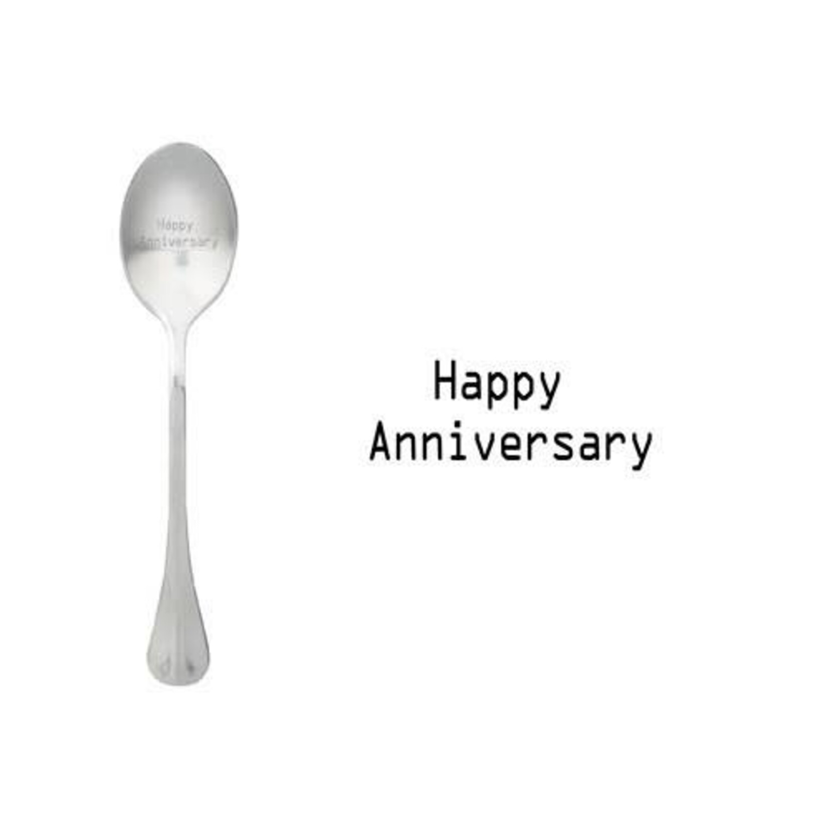 One message spoon Lepel Happy Anniversary