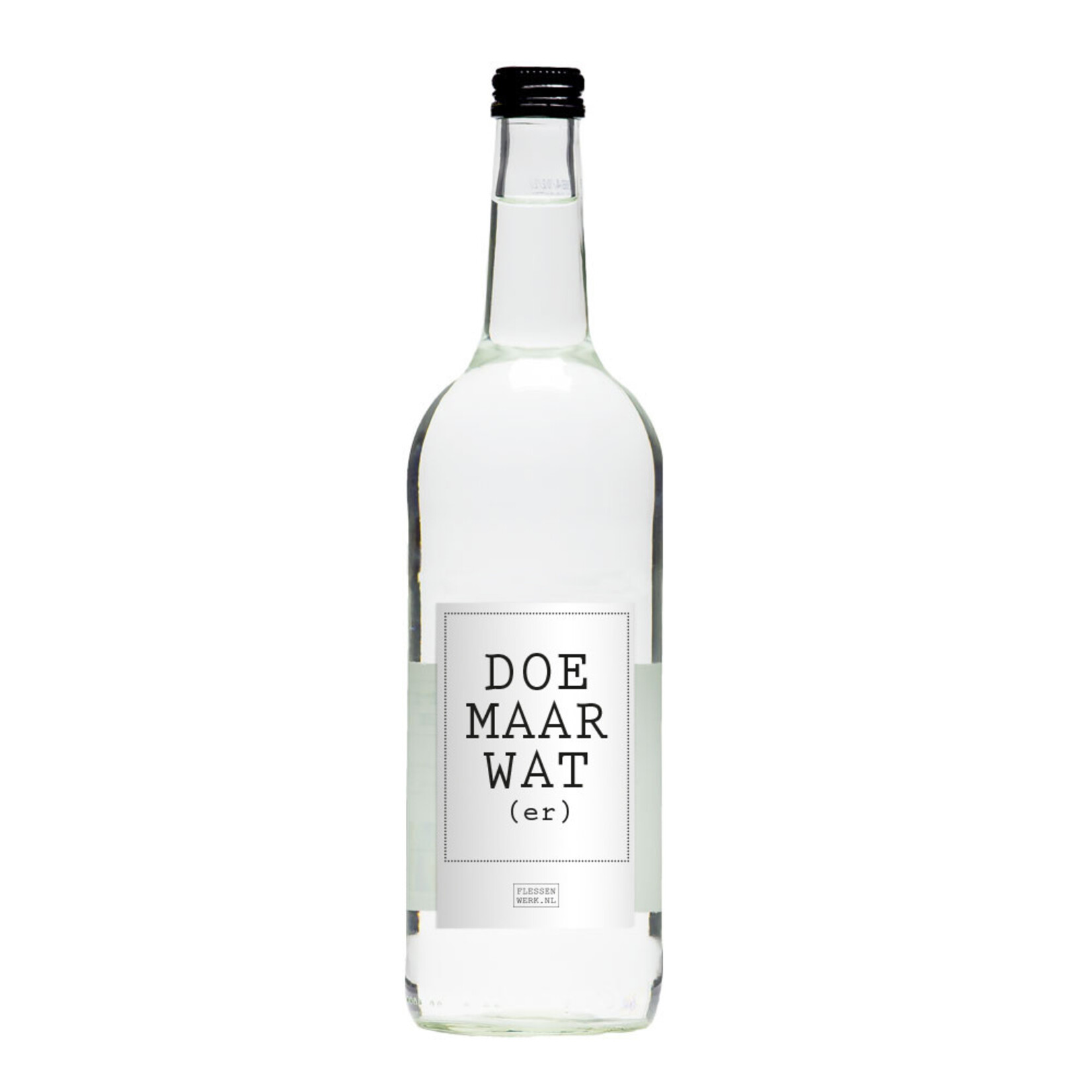 Flessenwerk Water Doe maar WAT(er)
