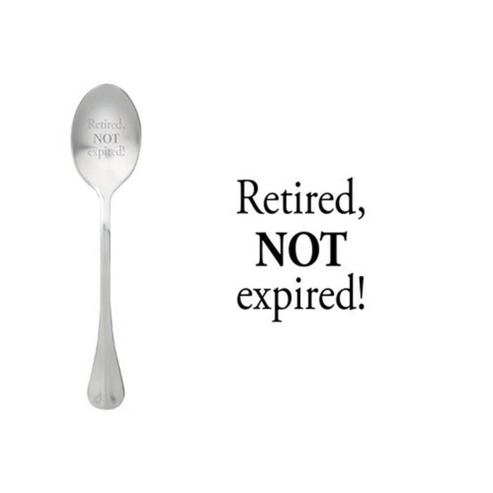 One message spoon Lepel Retired, NOT expired!