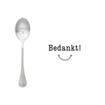 One message spoon Lepel Bedankt