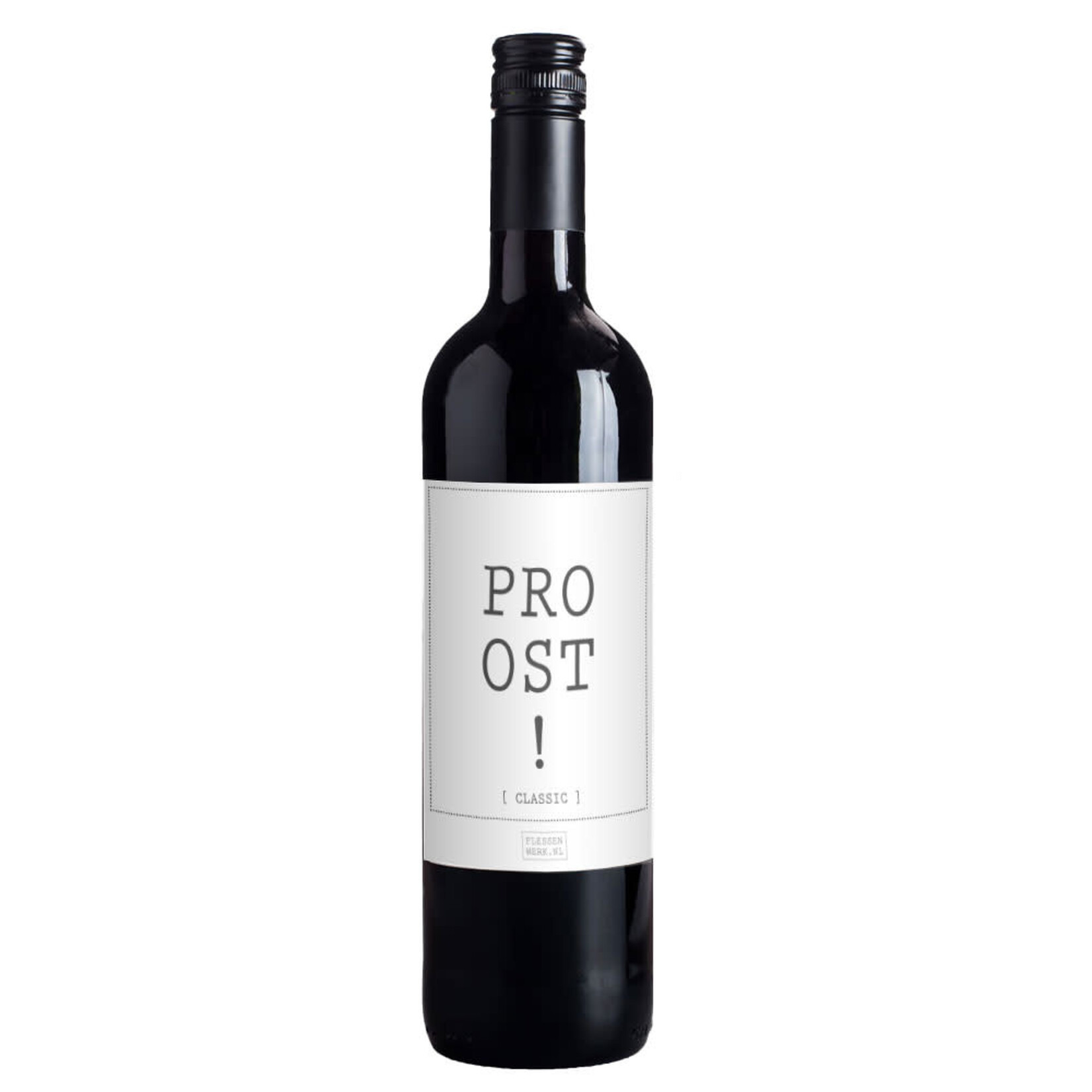 Flessenwerk Wijn Proost! rood