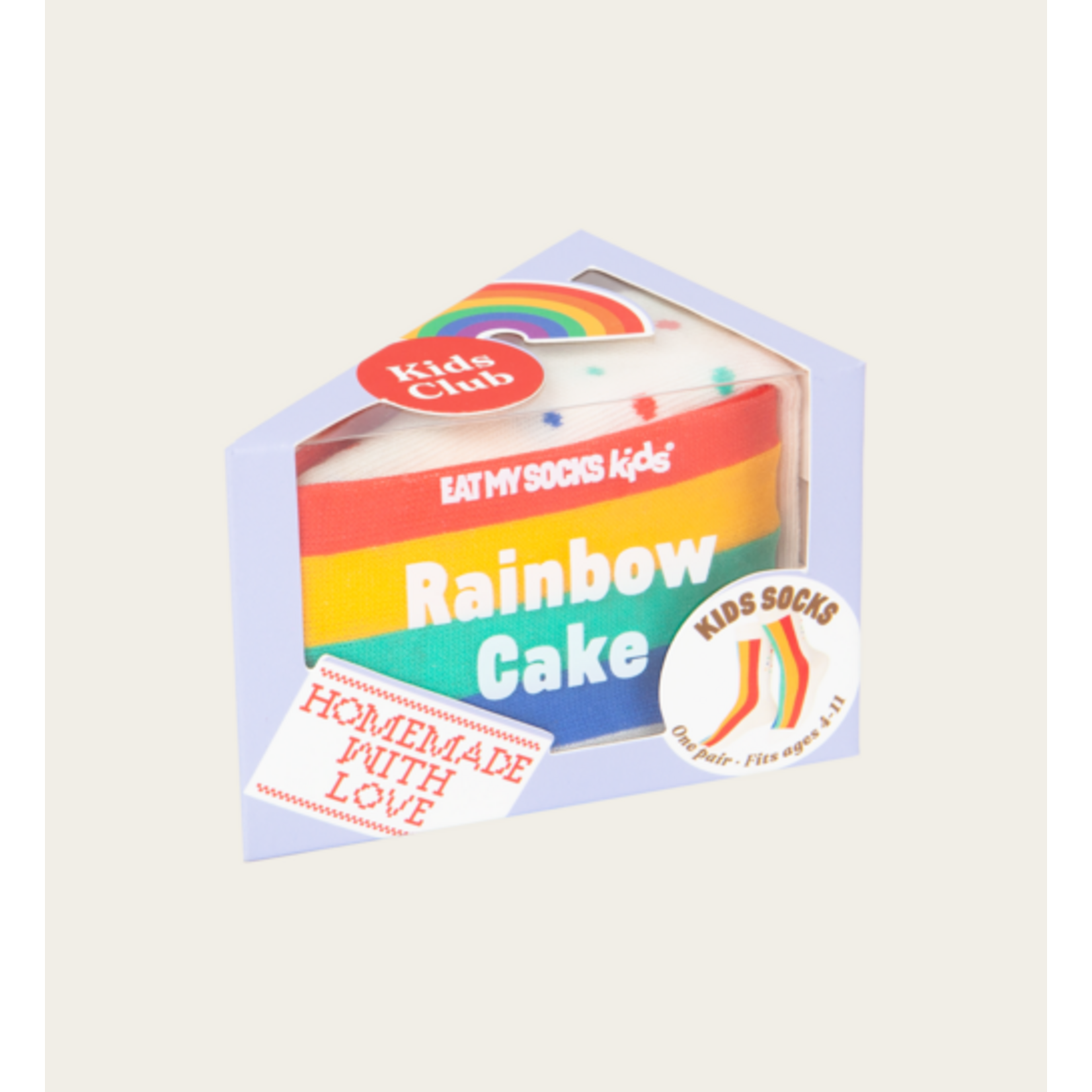 Eat my socks Kids Socks - Rainbow Cake van 9.99 voor