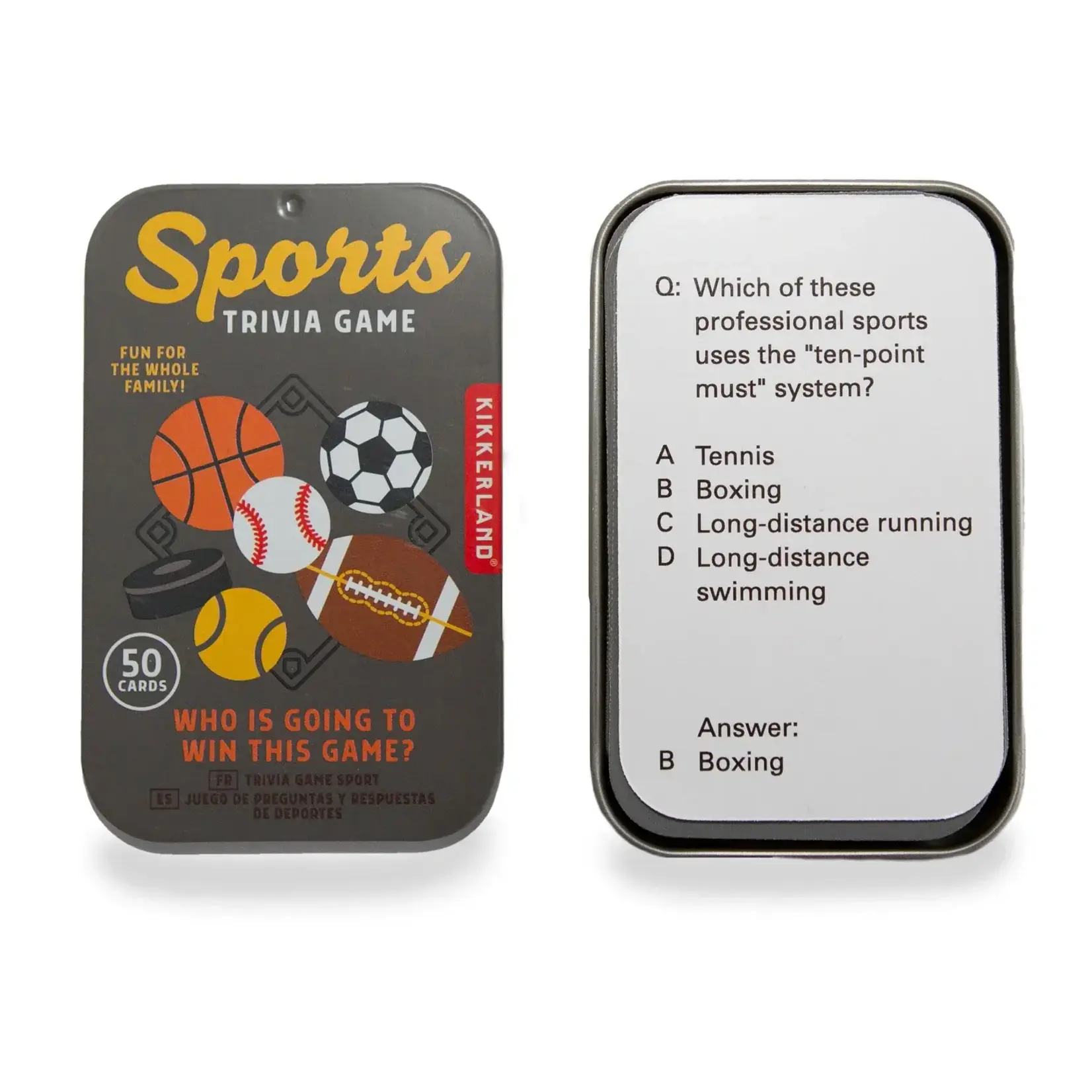 Kikkerland Sports Trivia Game van 6.99 voor