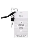 Flessenwerk Flessenwerk Wijnstopper 'n Dikke Kus!