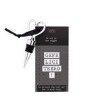 Flessenwerk wijnstopper - Gefeliciteerd