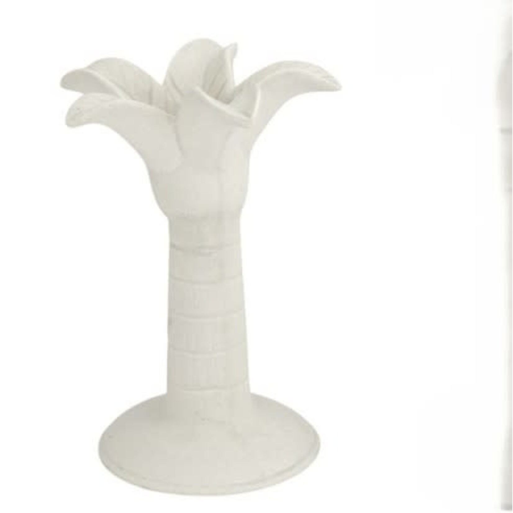 Home Society Kandelaar Palmtree wit