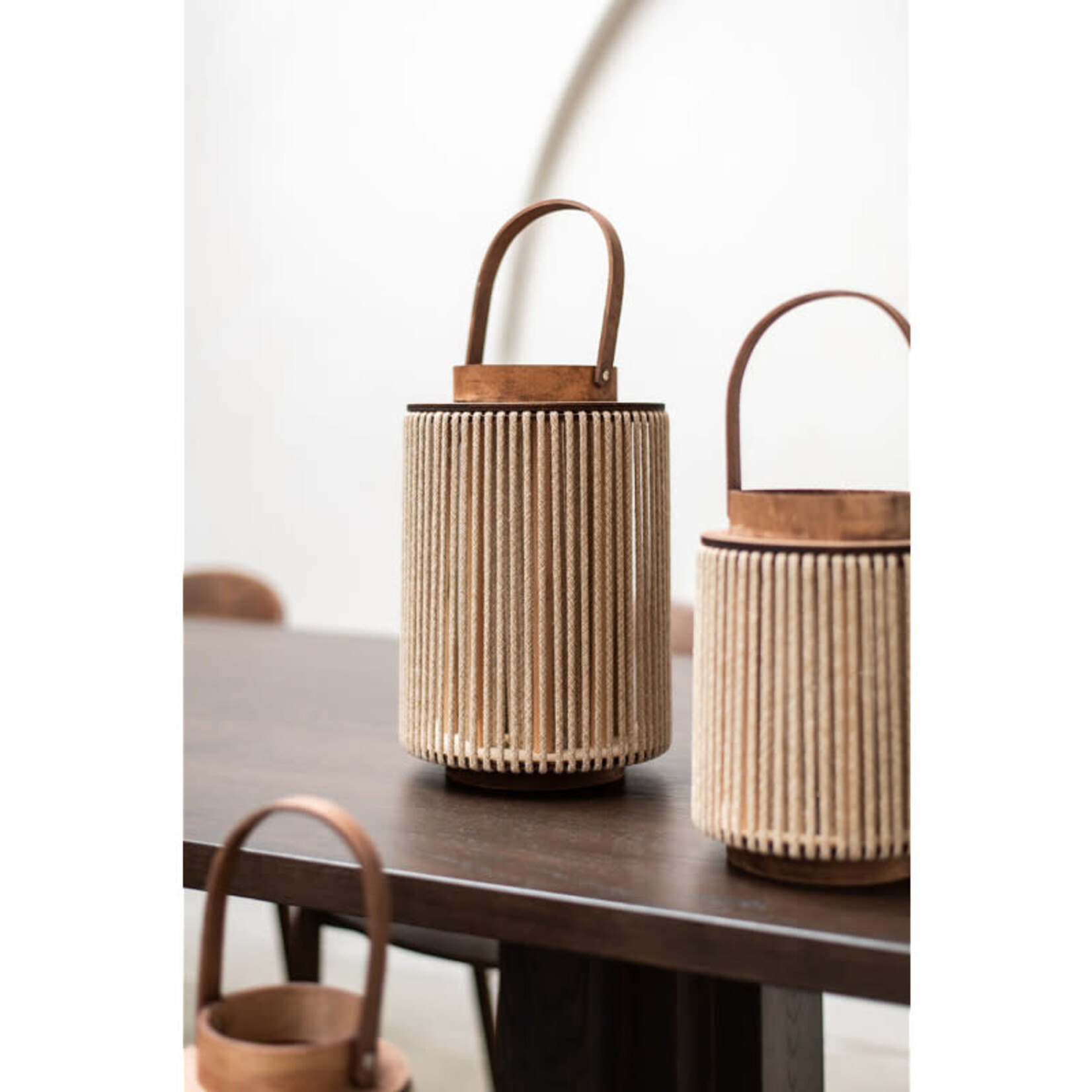 Home Society Lantern Sira L Beige