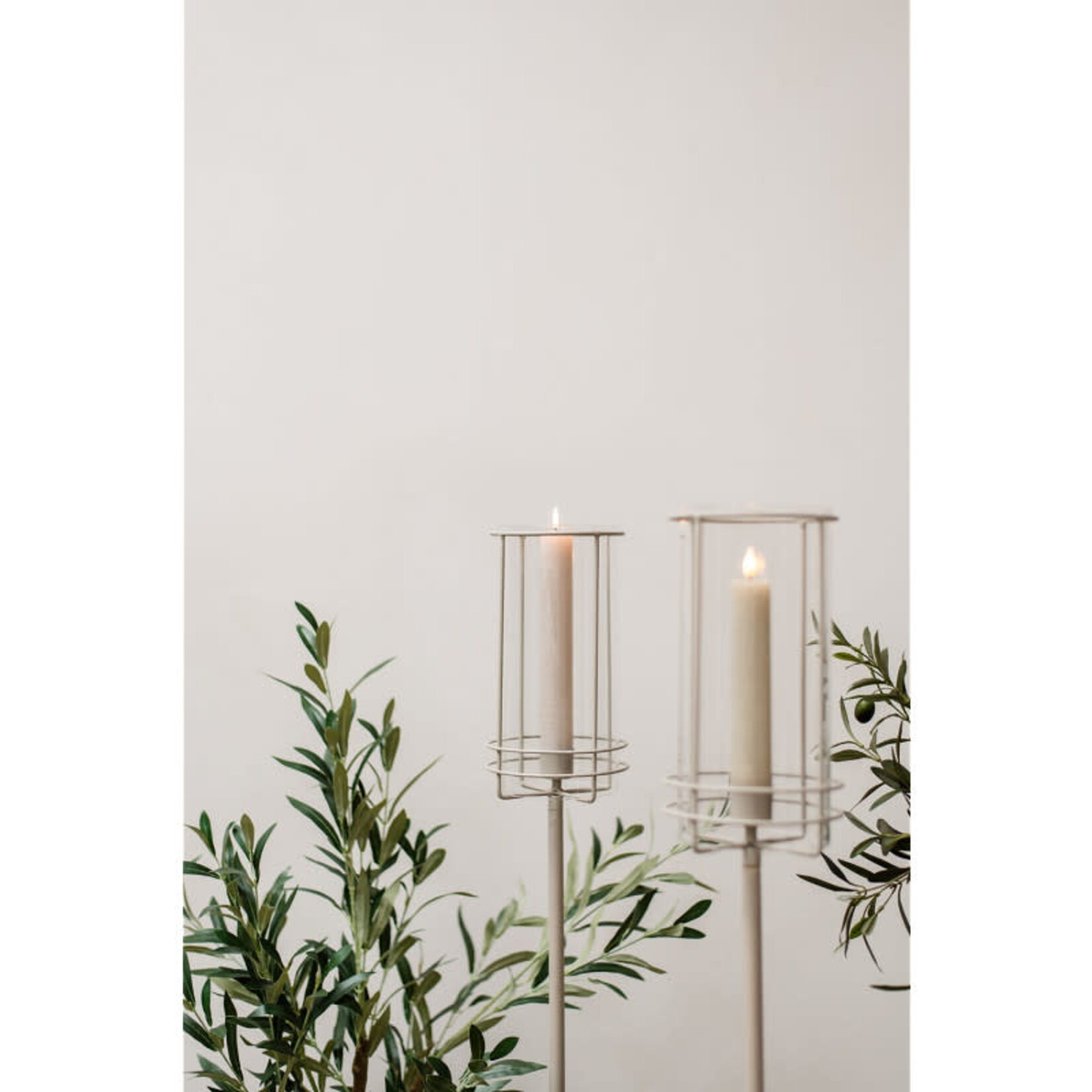 Home Society Candleholder XL Milo Torch Beige