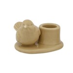 Home Society Vogel kaarsenhouder Beige