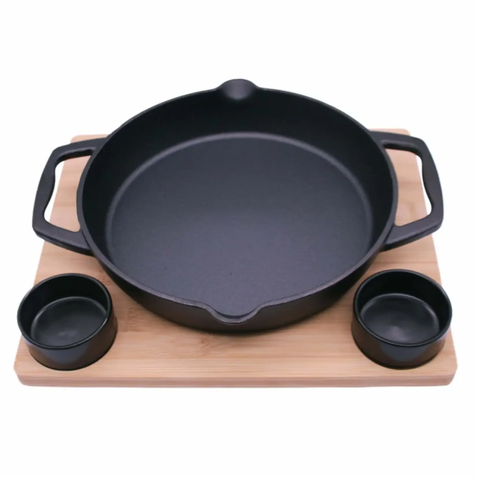 JENS Living Cast Iron Grill & Serve Set
