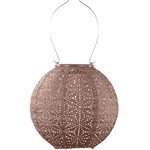 LUMIZ Lumiz Solar Lampion Round 20 cm Sashiko Mocha Mousse