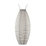 LUMIZ Lumiz Solar Lampion Folia Taupe Long Oval 20