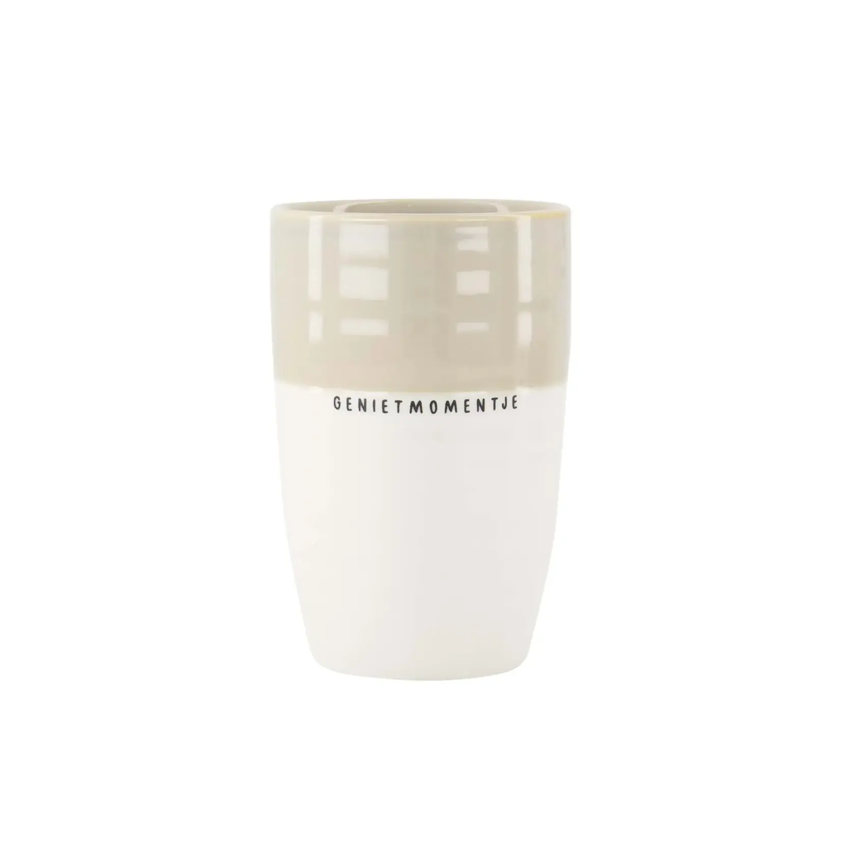 Zusss Zusss Mok L Genietmomentje Wit/Zand