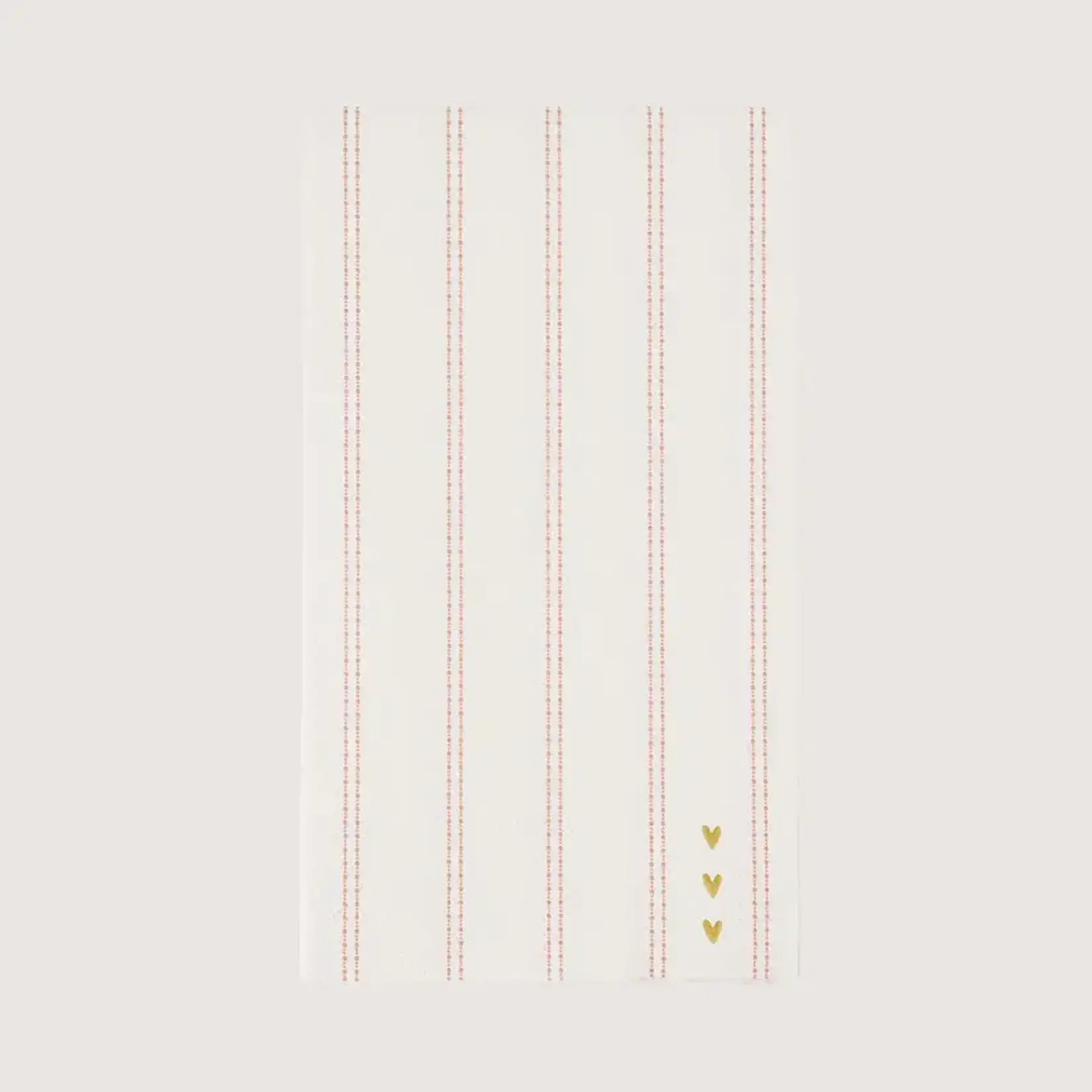 Zusss Zusss Servetten Rechthoek Streep Hartjes