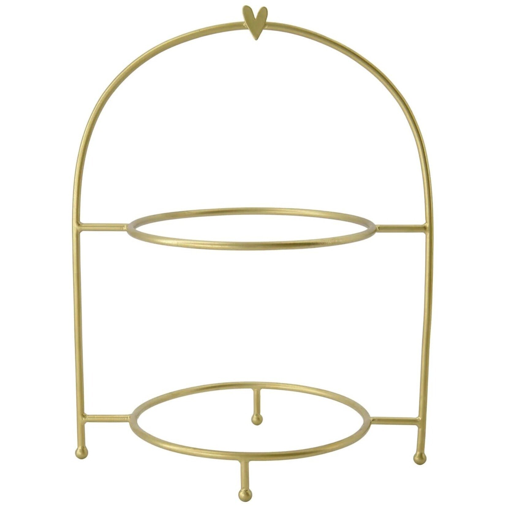 Zusss Zusss Etagere metaal hartje