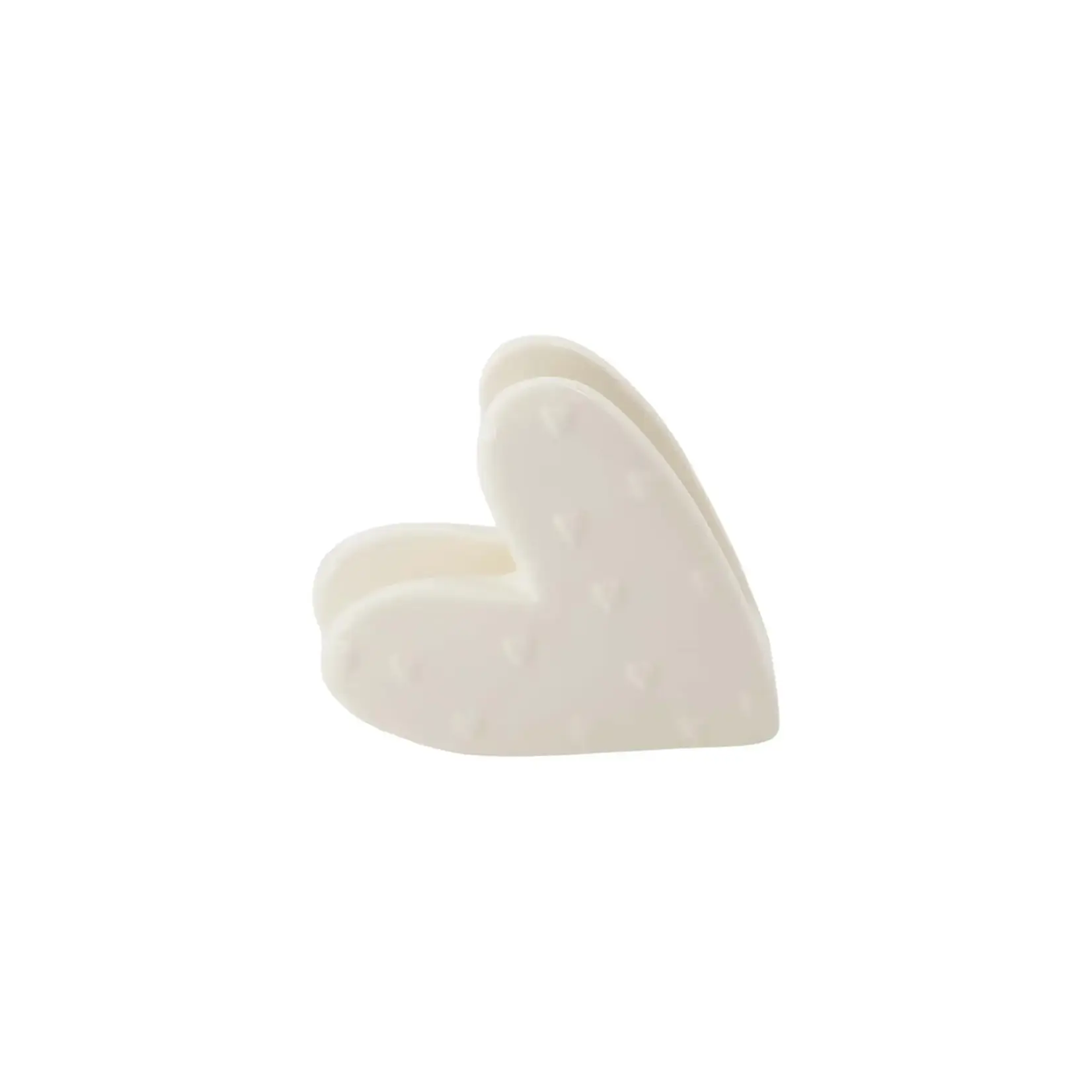 Zusss Zusss Servethouder keramiek hartje wit