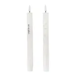 Zusss Zusss Set van 2 ledkaarsen c'est la vie wit/zwart