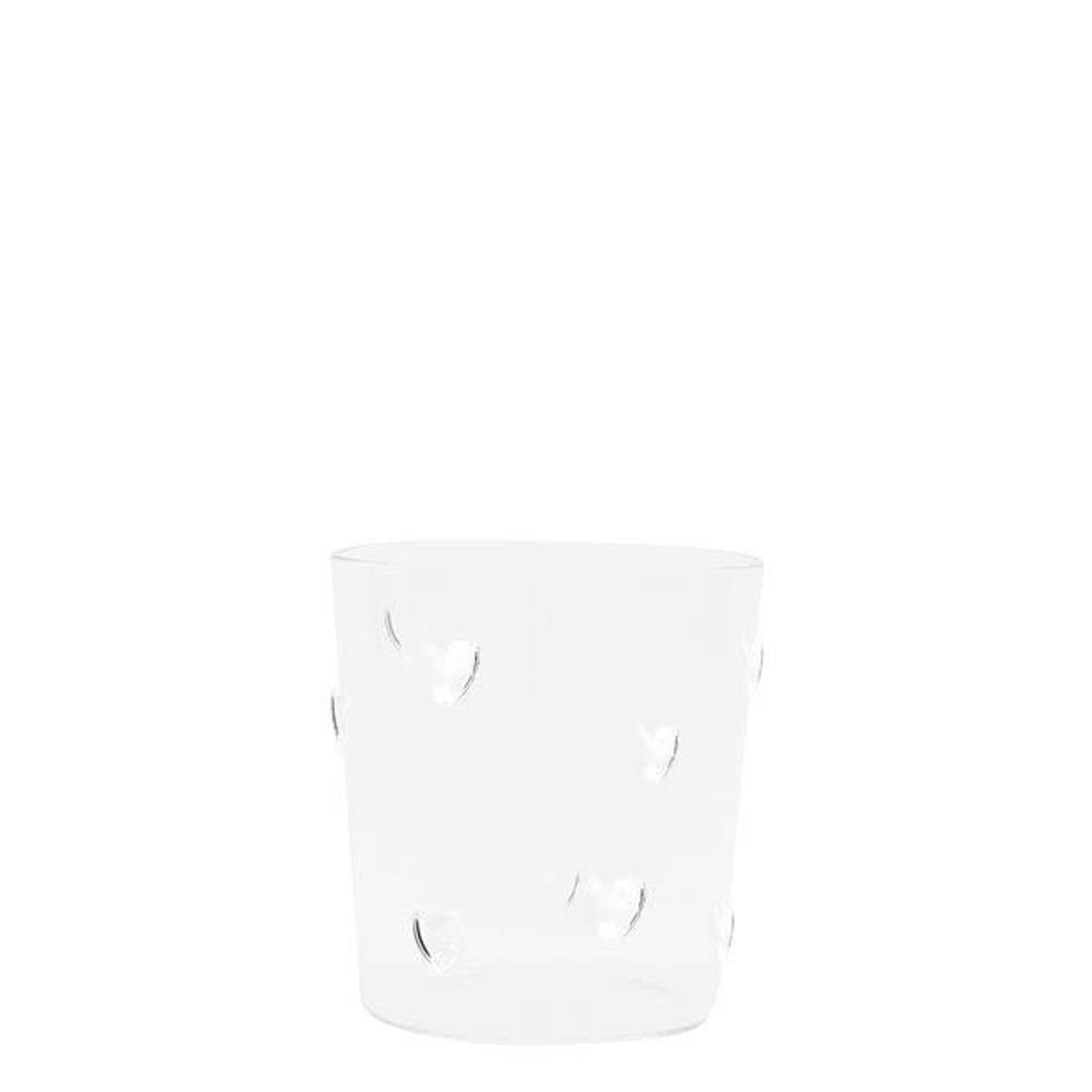 Bastion Collections Bastion Collections Tumbler M Hearts in glass 300 ml