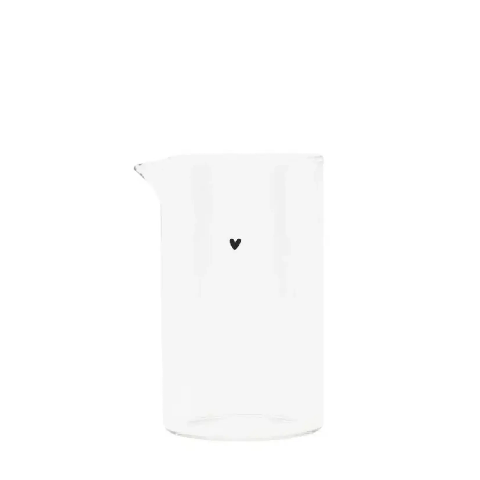 Bastion Collections Bastion Collections Jug glass Black heart