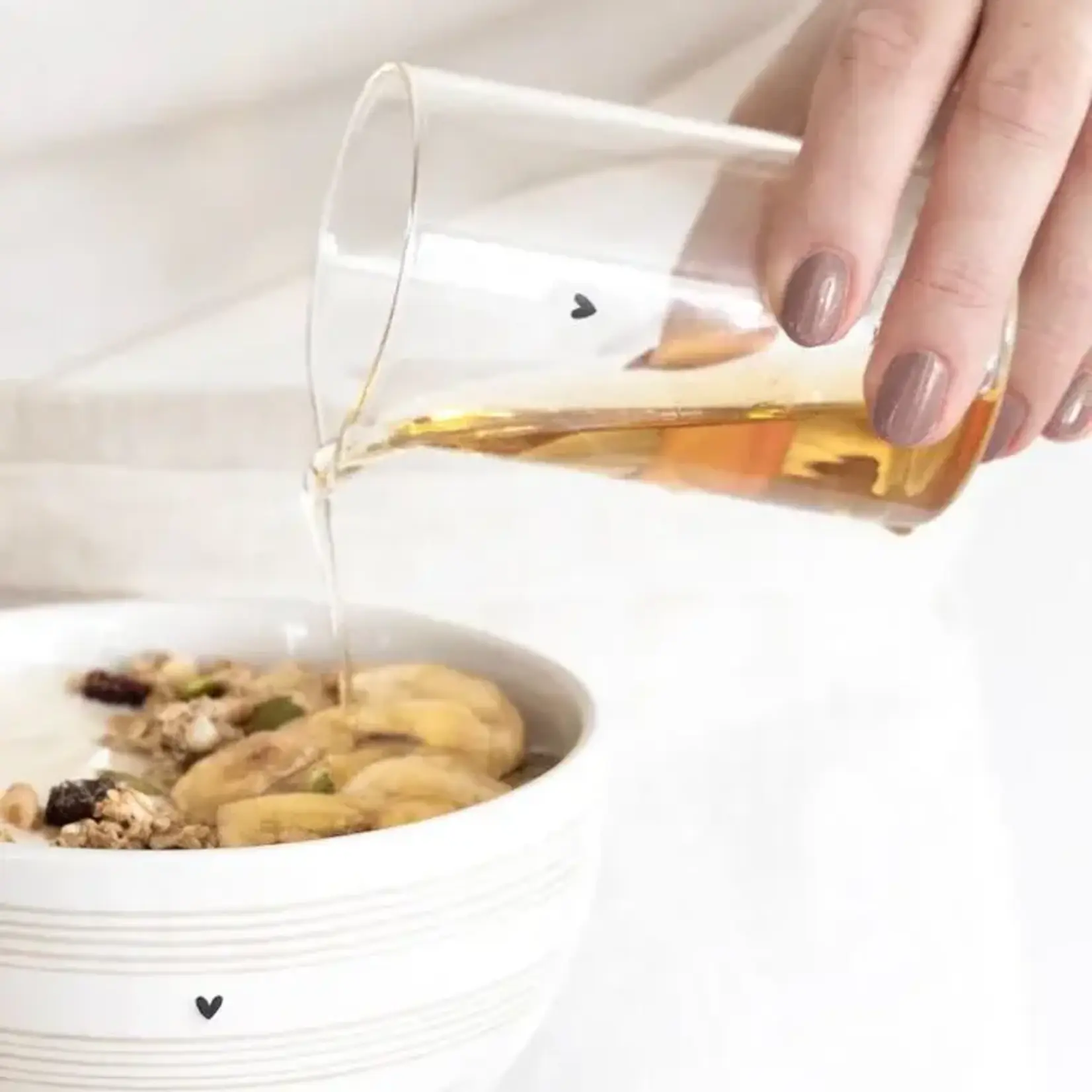 Bastion Collections Bastion Collections Jug glass Black heart