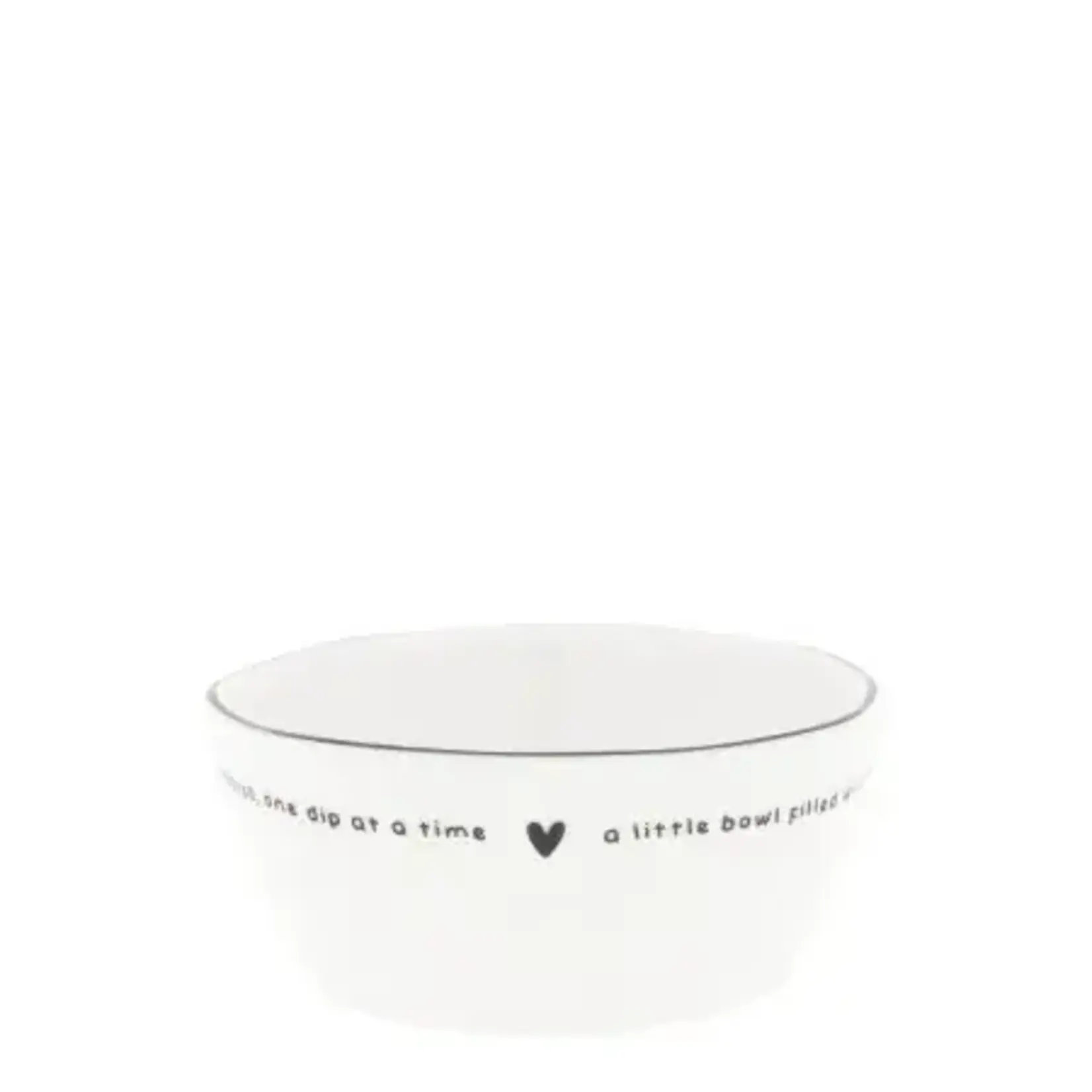 Bastion Collections Bastion Collections Bowl Sauce White/Natuaral Text