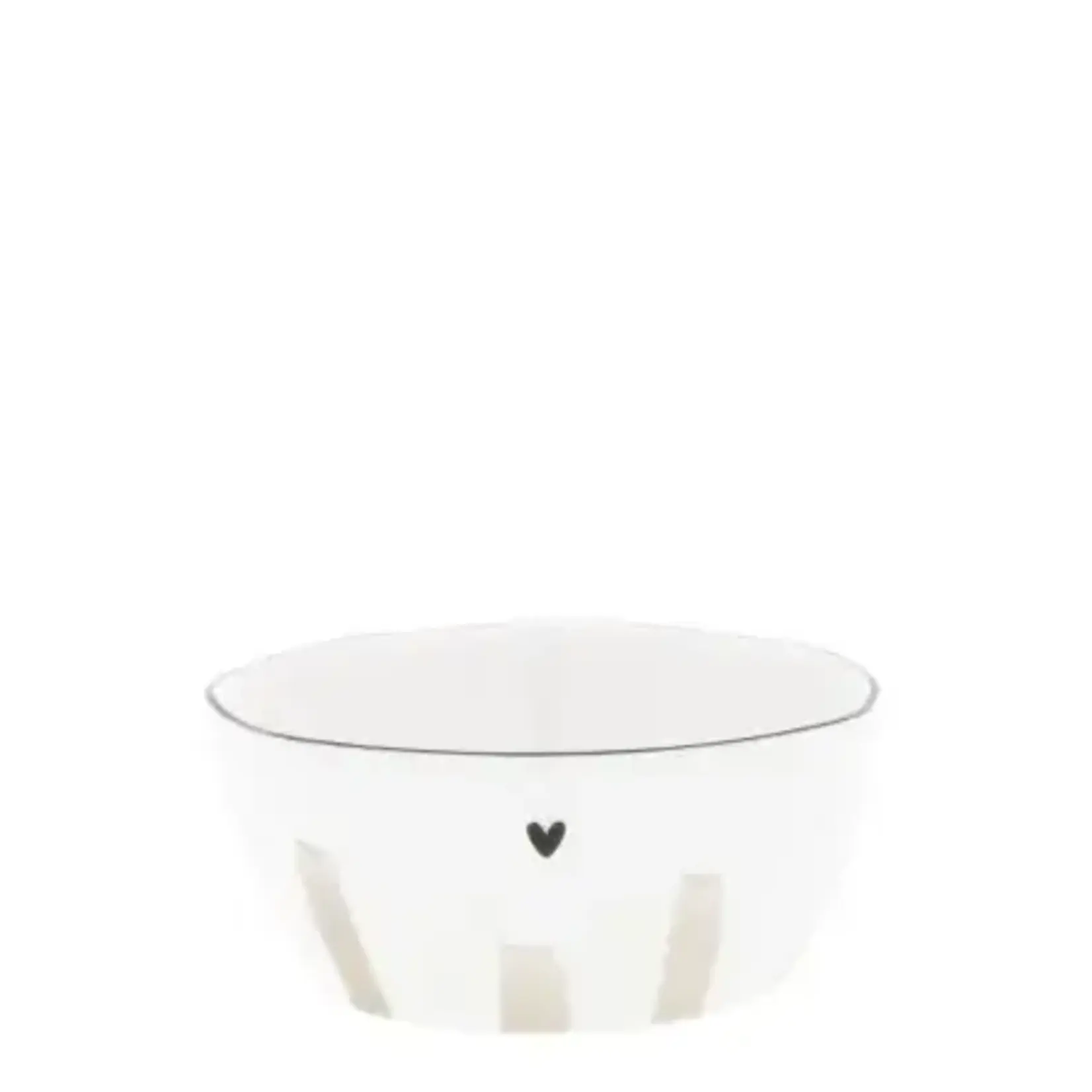 Bastion Collections Bastion Collections Bowl Sacue White/Natural Stripes