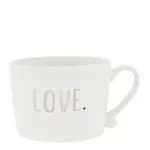 Bastion Collections Cup White sm/LOVE 8.5x7x6cm