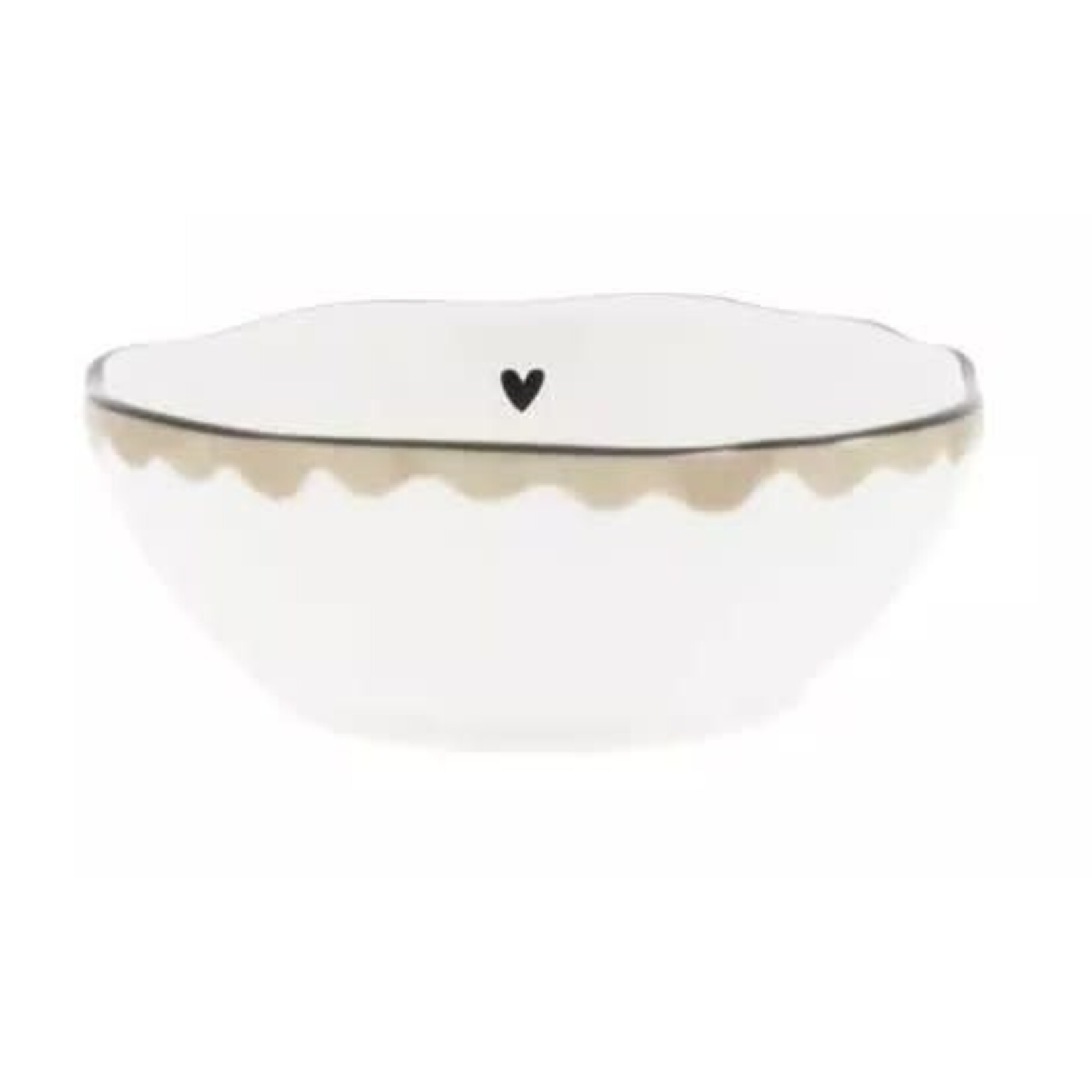 Bastion Collections Bowl White S Natural Print