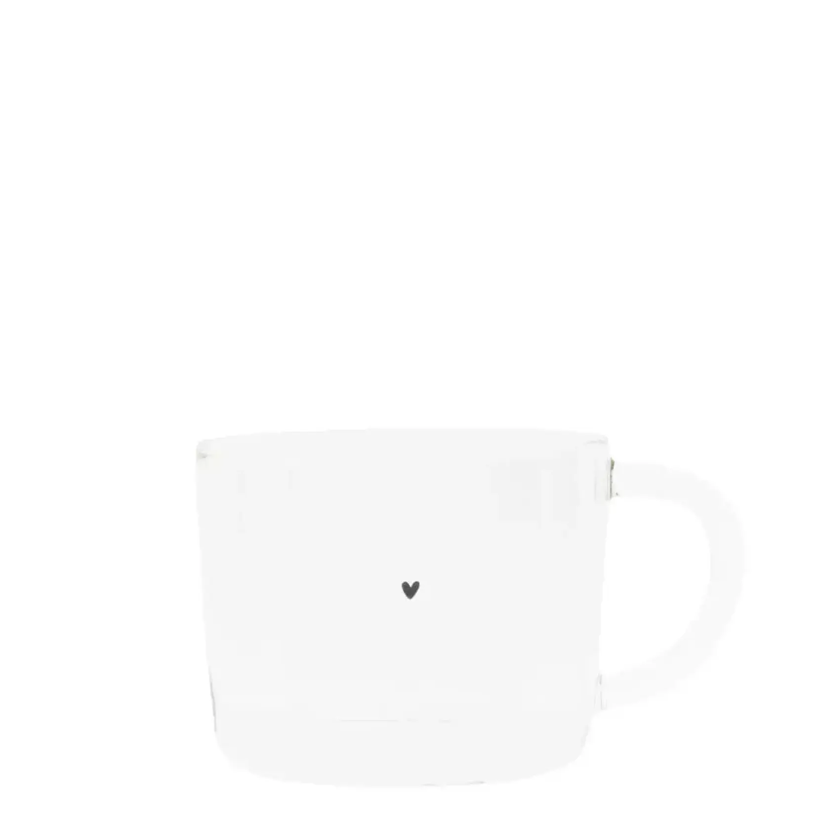 Bastion Collections Tumbler Tea M with black  heart