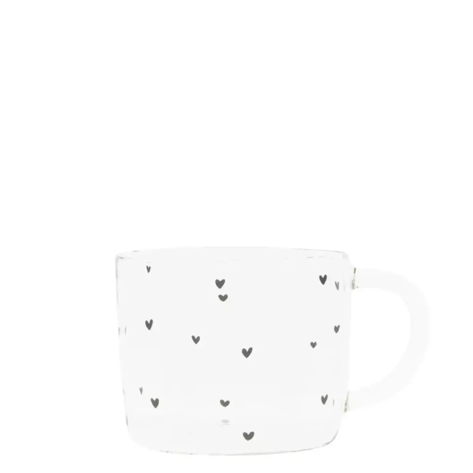 Bastion Collections Tumbler Tea M hearts all over