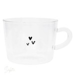 Bastion Collections Theeglas 3 hearts