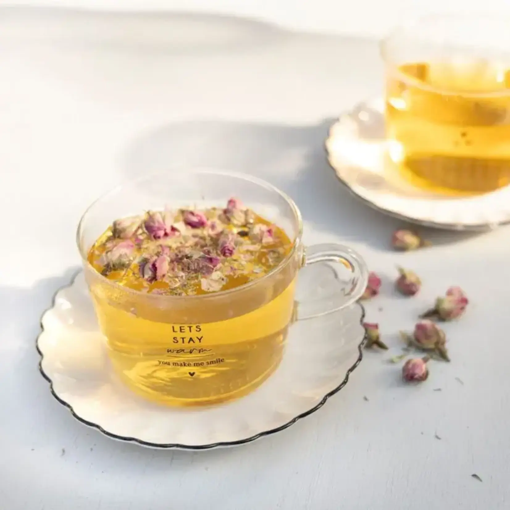 Bastion Collections Theeglas Let's stay warm