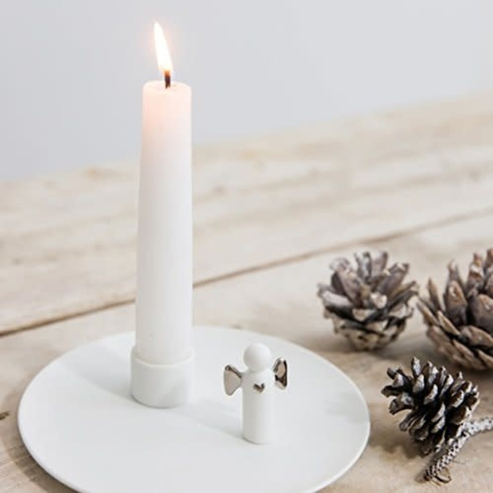 Räder Räder Angel with Dinercandle Silver