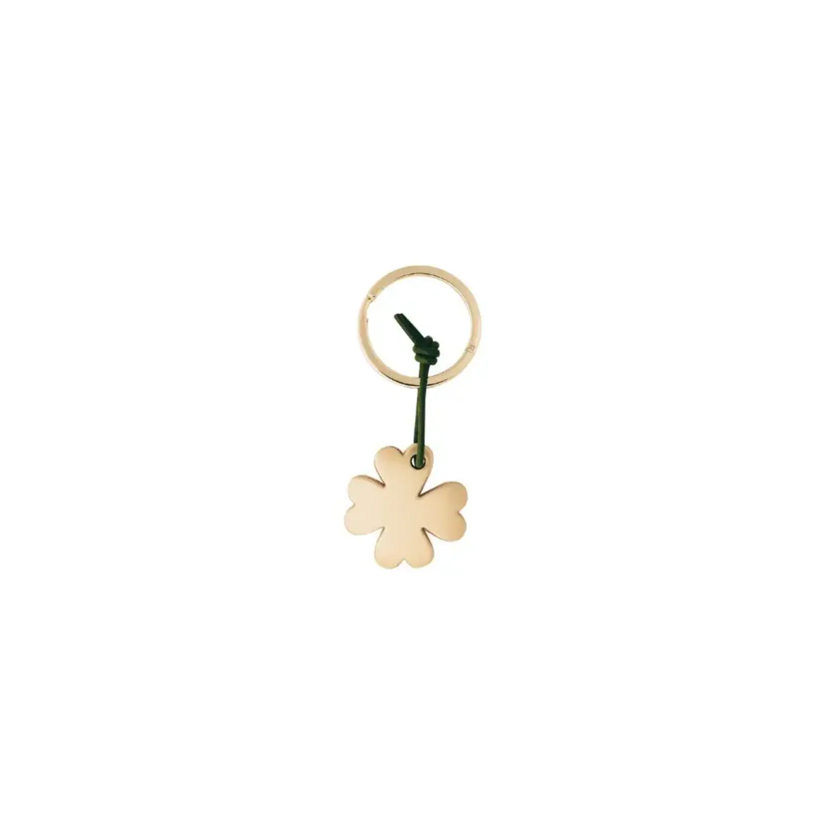Räder Räder Gold clover keychain