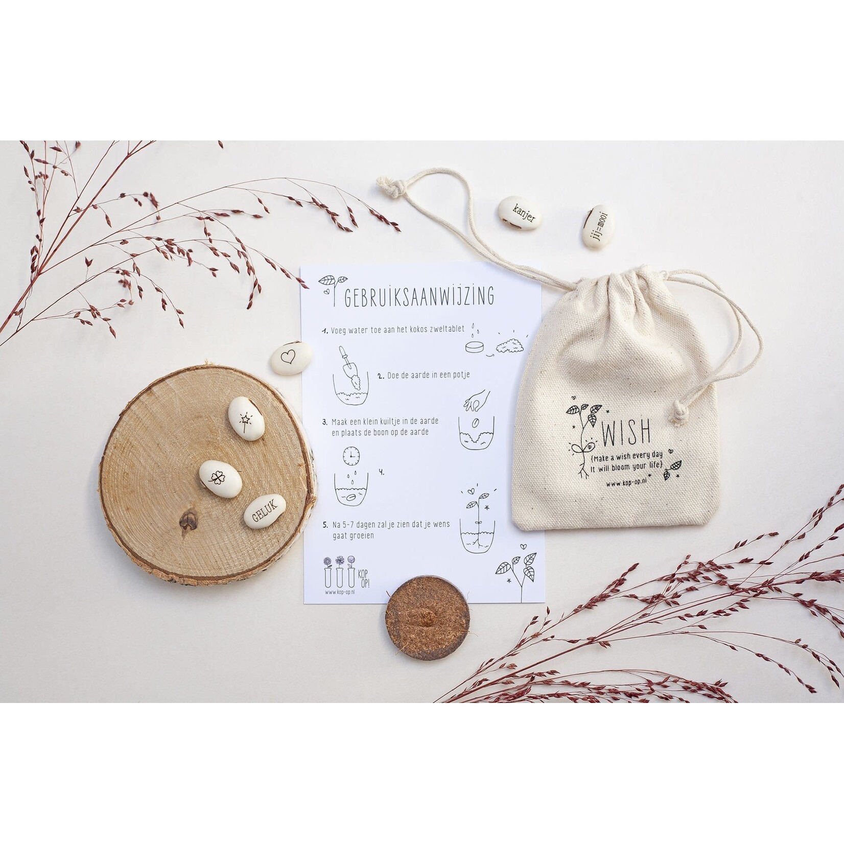 Kop op! Zakje vol wensen (love u) (to the moon) (and back) - van 10,99 voor