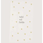 Zusss Zusss Servetten Rechthoek Hartjes Tafel Vol Liefde