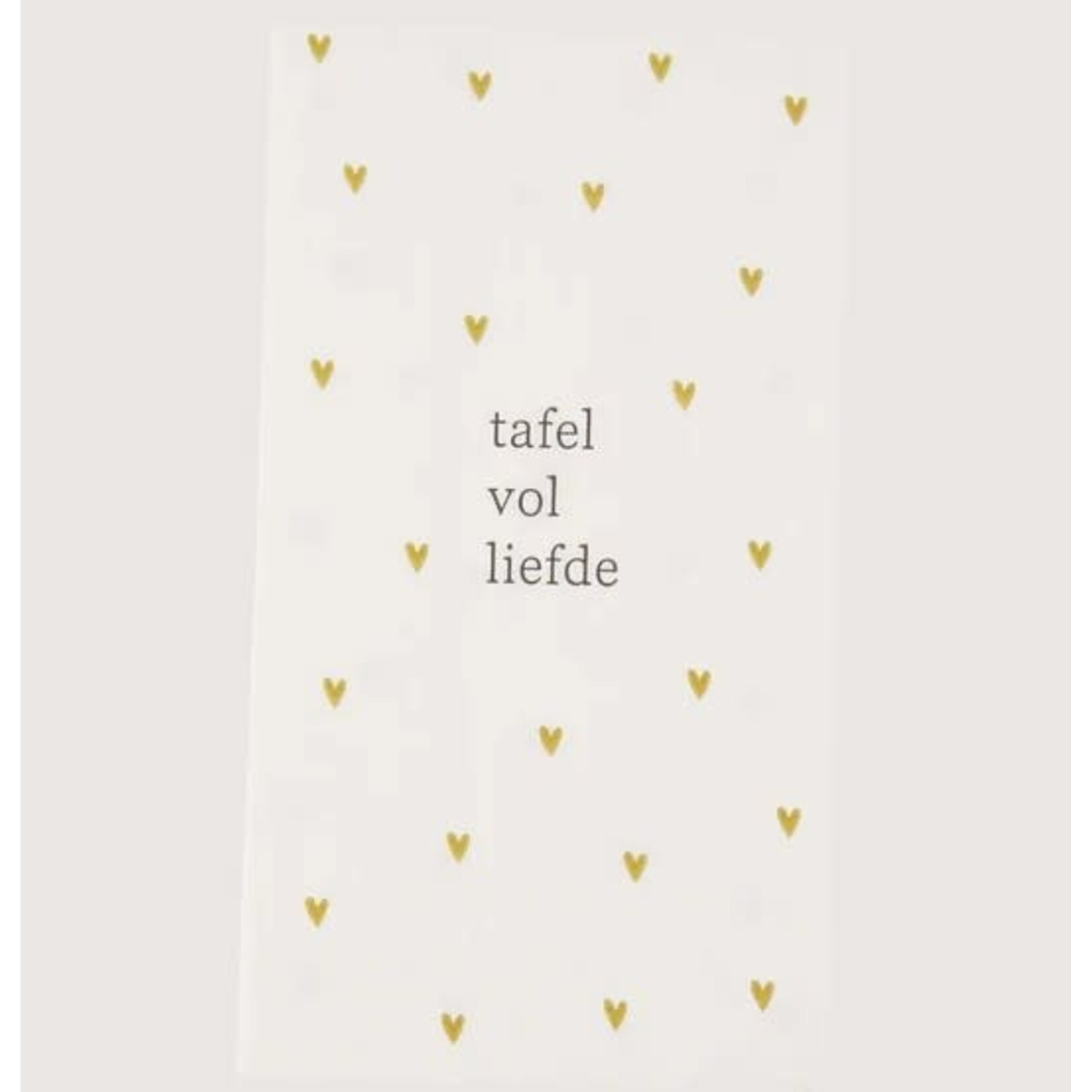 Zusss Zusss Servetten Rechthoek Hartjes Tafel Vol Liefde
