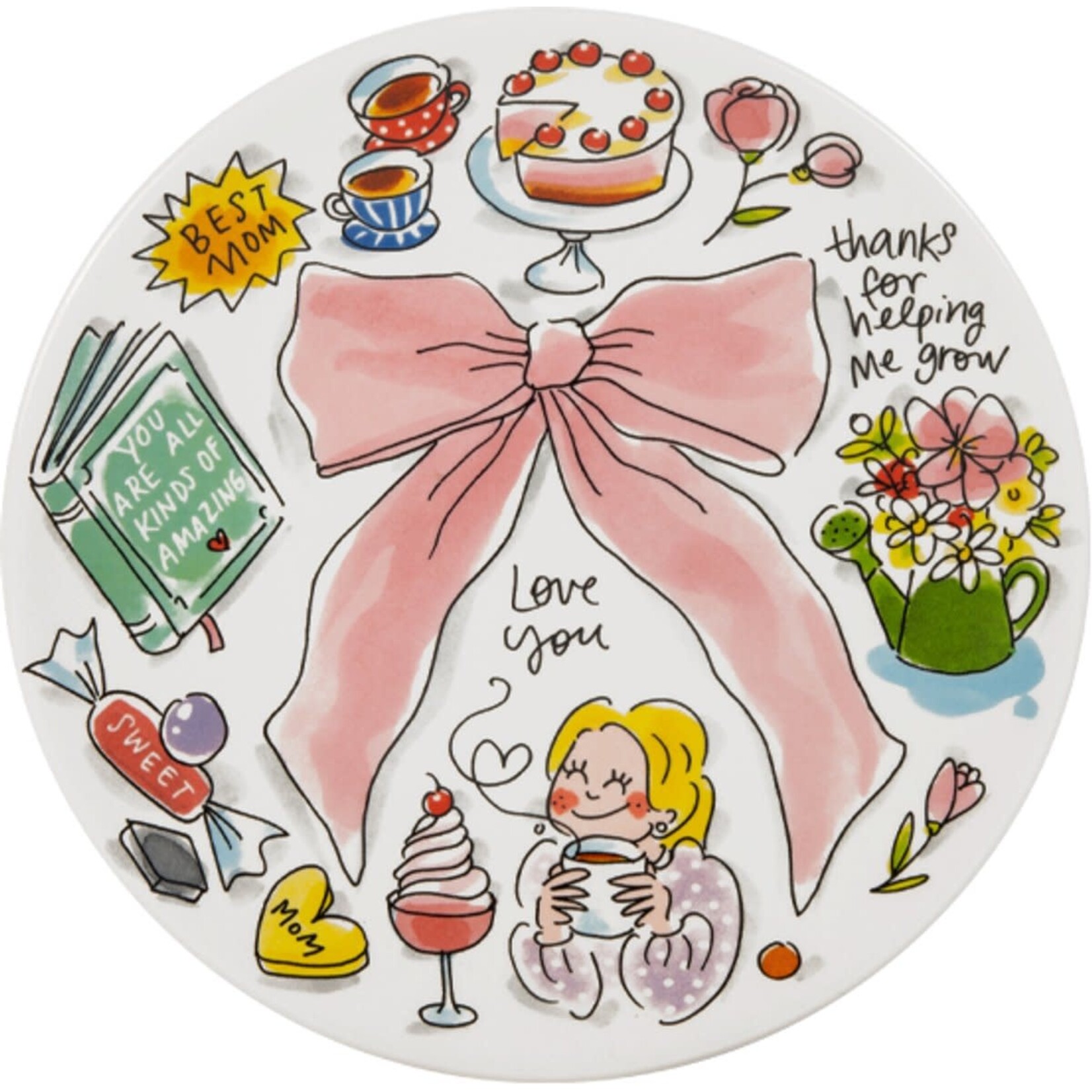 Blond Amsterdam Plate Mom 22cm Blond Amsterdam