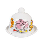Blond Amsterdam Butter Dish Round Blond Amsterdam