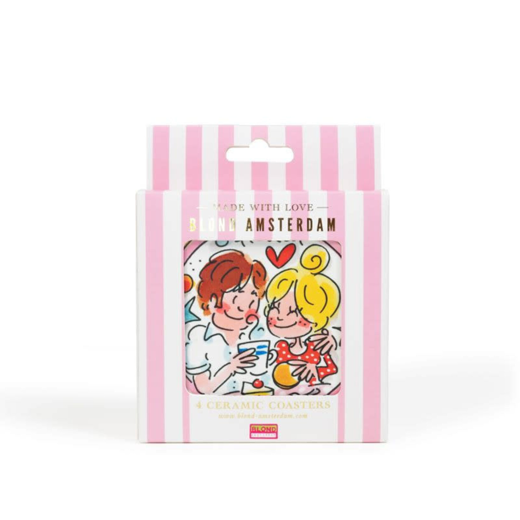Blond Amsterdam Coasters Set/4 Blond Amsterdam