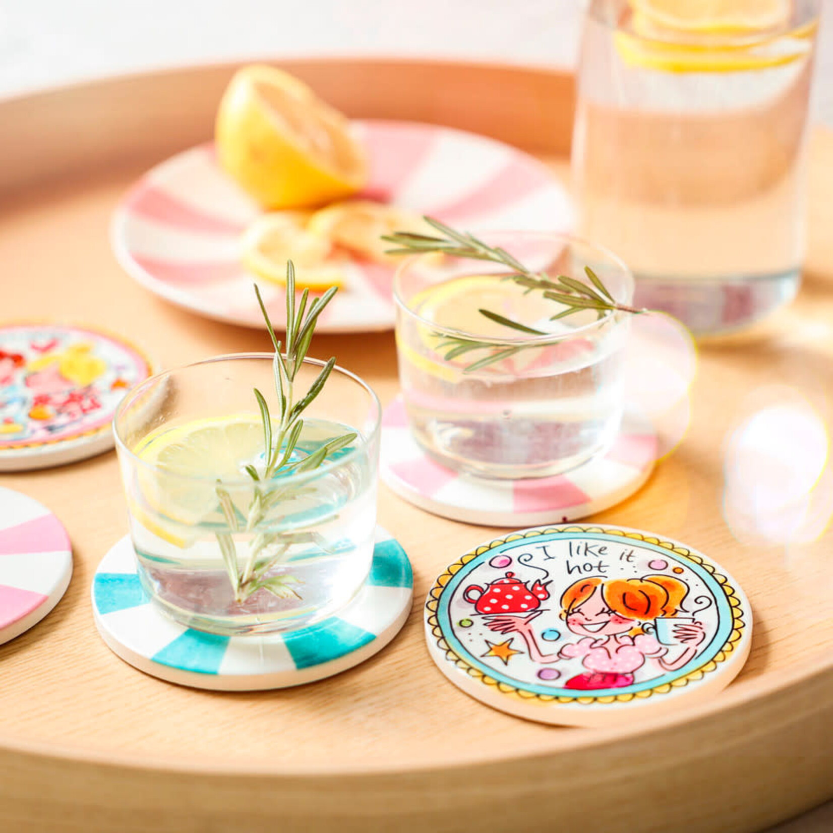 Blond Amsterdam Coasters Set/4 Blond Amsterdam